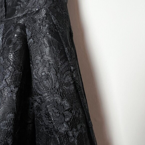 Grace Karin Black Lace Tea Length Dress Women’s 8 - Picture 3 of 11